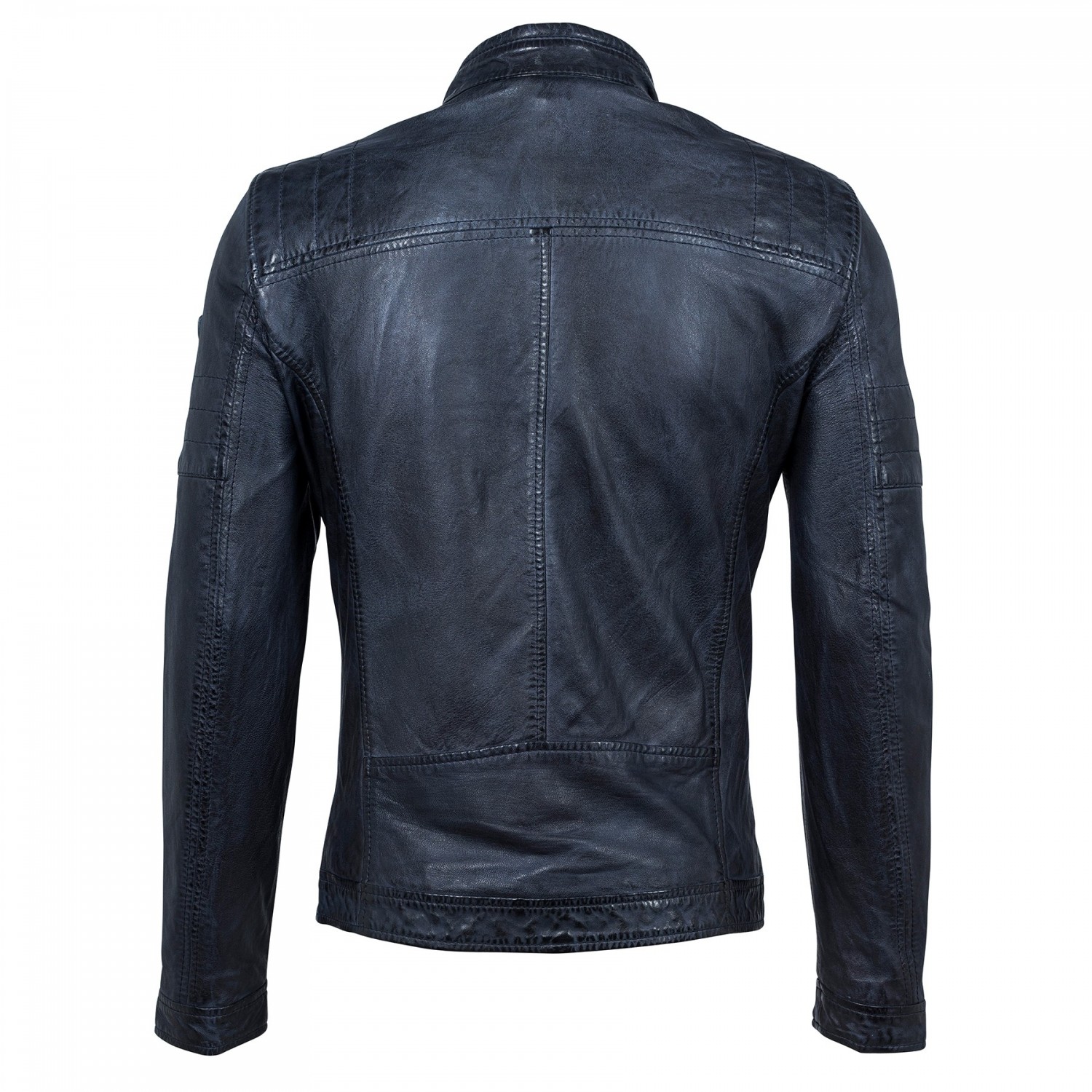 Geaca de Piele Naturala Barbati Gipsy Bleumarin Cave W18 LANOV – IMBRACAMINTE