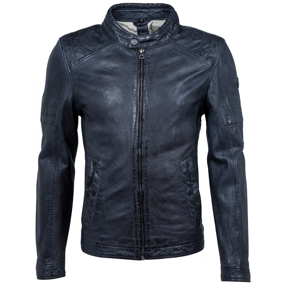 Geaca de Piele Naturala Barbati Gipsy Bleumarin Cave W18 LANOV Geaca de Piele Naturala Barbati Gipsy Bleumarin Cave W18 LANOV - readytowear