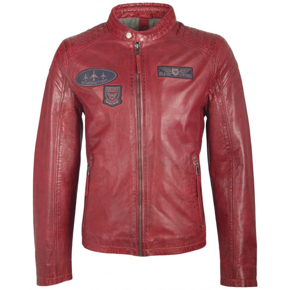 Geaca de Piele Naturala Barbati Gipsy Rosie Channing S19 NSLVW Geaca de Piele Naturala Barbati Gipsy Rosie Channing S19 NSLVW - readytowear