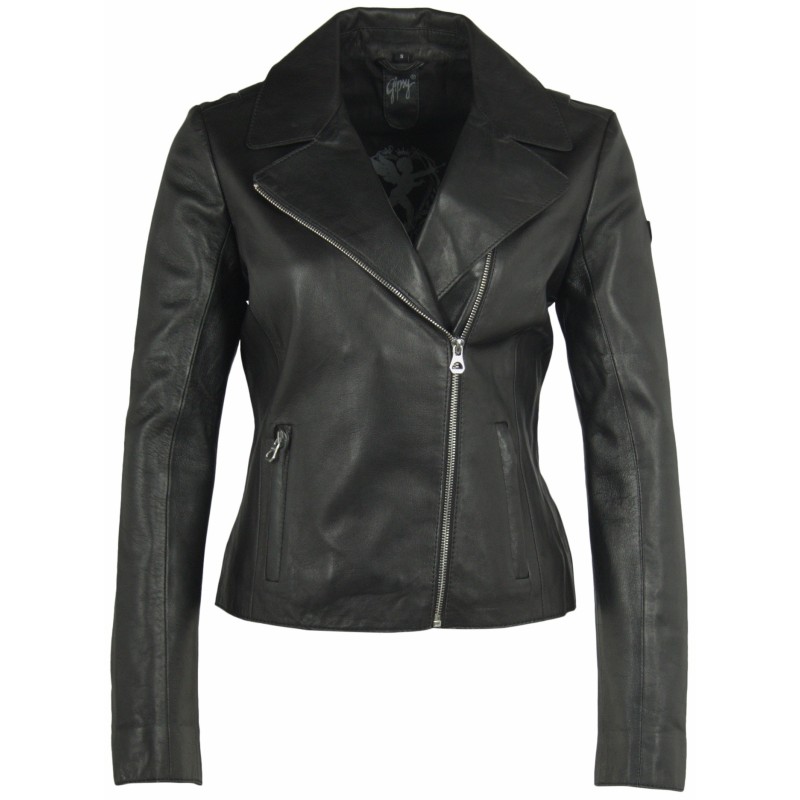Geaca de Piele Naturala Dama Gipsy Neagra Charme NZPV – IMBRACAMINTE Geaca de Piele Naturala Dama Gipsy Neagra Charme NZPV – IMBRACAMINTE