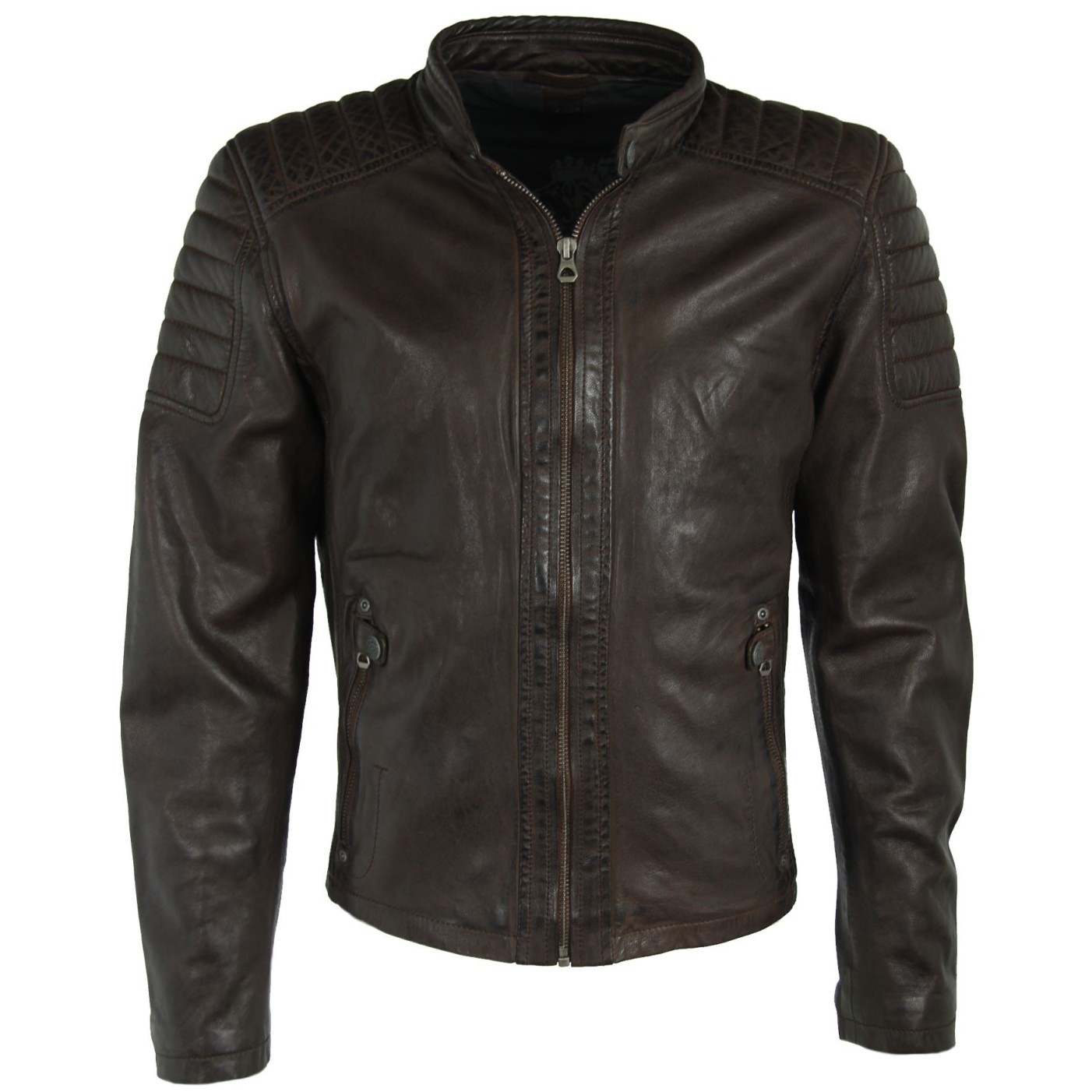 Geaca de Piele Naturala Barbati Gipsy Maro inchis Chasen LEGV – IMBRACAMINTE