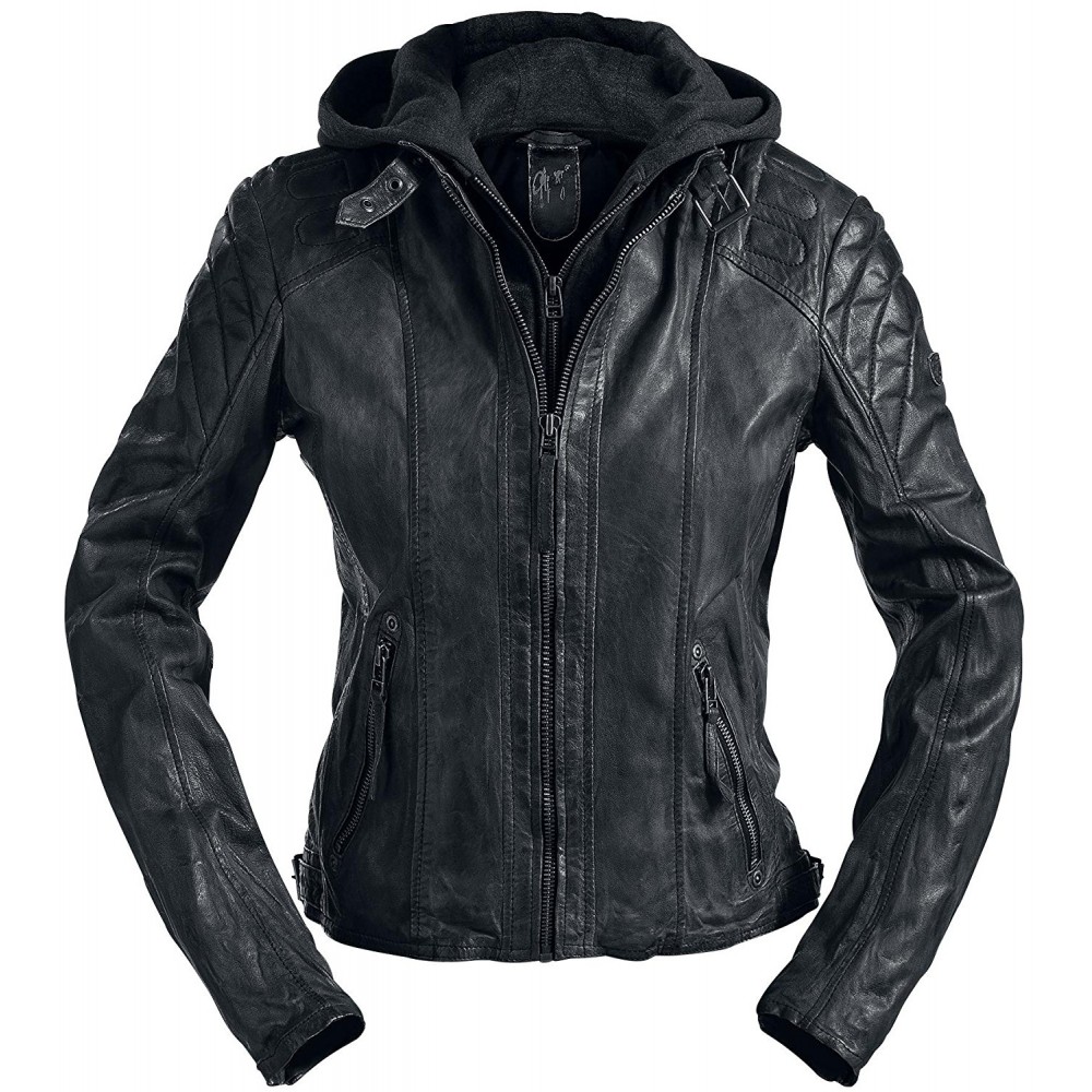 Geaca de Piele Naturala Dama Gipsy Neagra Chasey LDDV Geaca de Piele Naturala Dama Gipsy Neagra Chasey LDDV - readytowear.ro