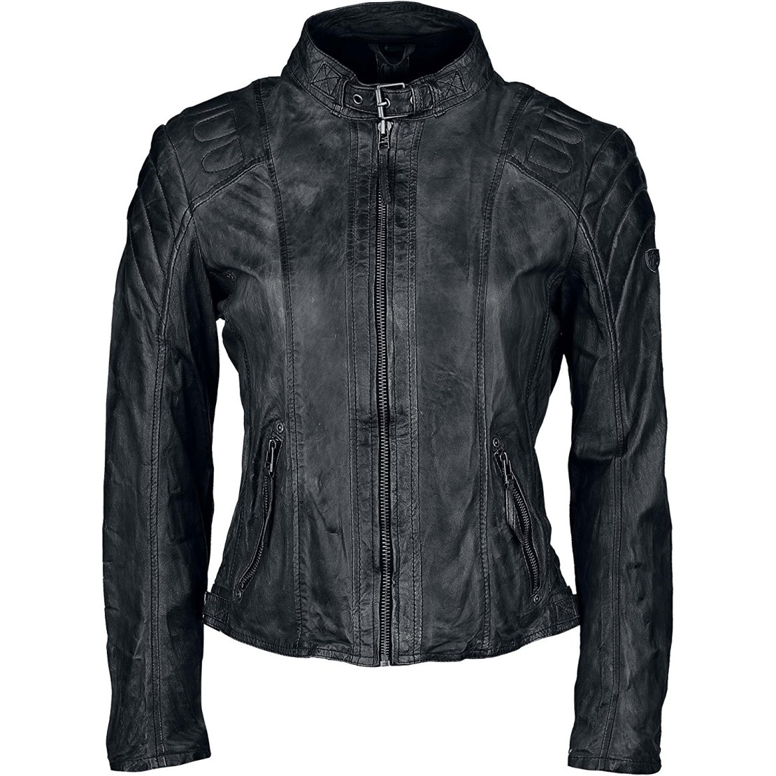 Geaca de Piele Naturala Dama Gipsy Neagra Chasey LDDV – IMBRACAMINTE