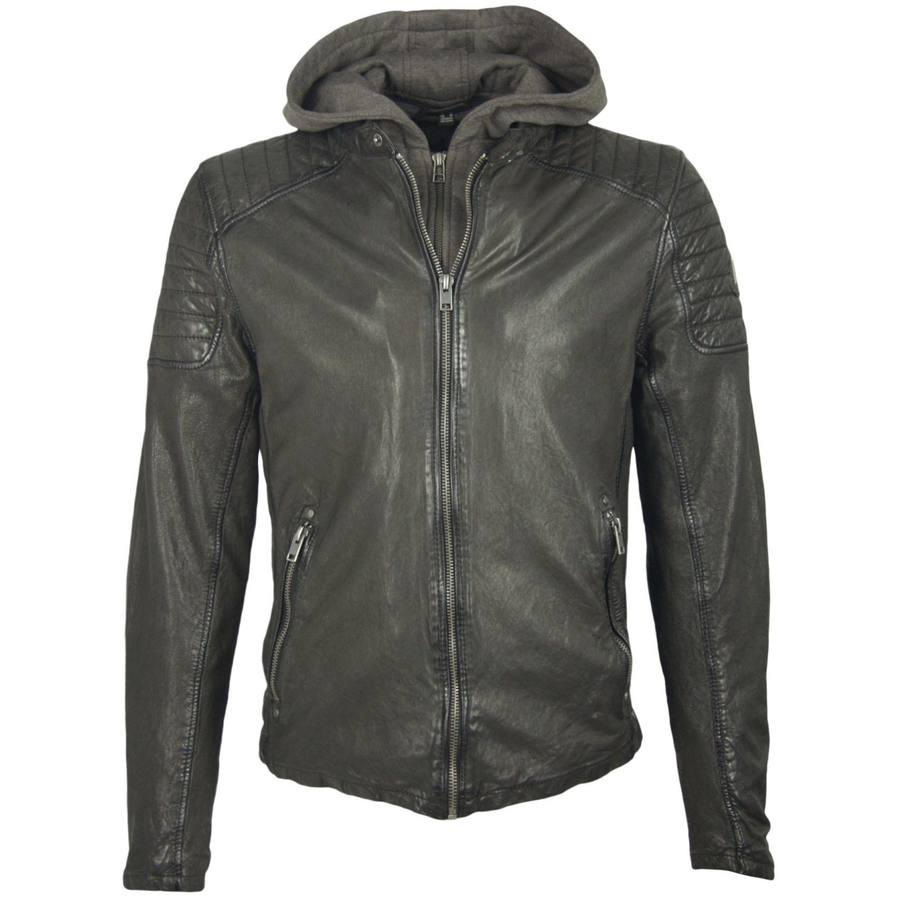 Geaca de Piele Naturala Barbati Gipsy Neagra Chavis SF LEGVW – IMBRACAMINTE