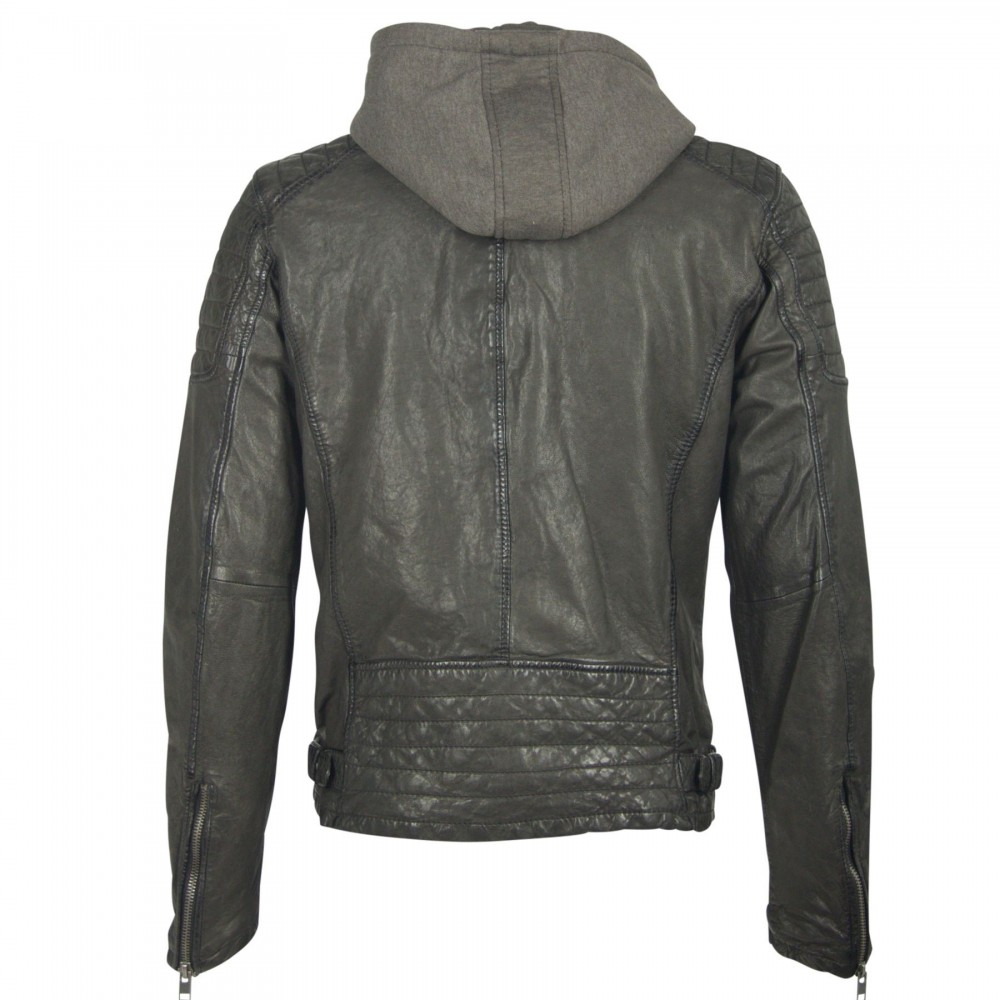 Geaca de Piele Naturala Barbati Gipsy Neagra Chavis SF LEGVW Geaca de Piele Naturala Barbati Gipsy Neagra Chavis SF LEGVW - readytowear.ro