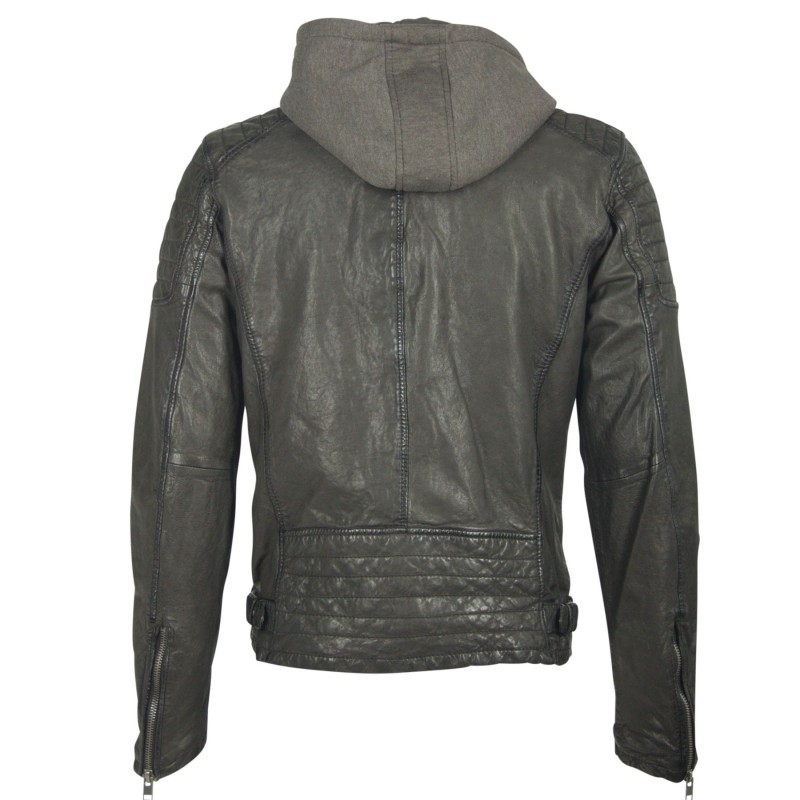 Geaca de Piele Naturala Barbati Gipsy Neagra Chavis SF LEGVW – IMBRACAMINTE