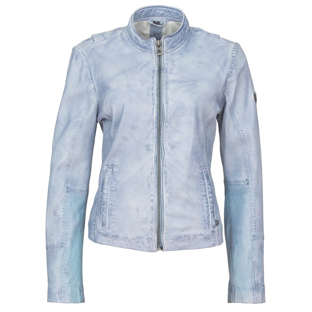 Geaca de Piele Naturala Dama Gipsy Bleu Chessy S17 LAGA - readytowear