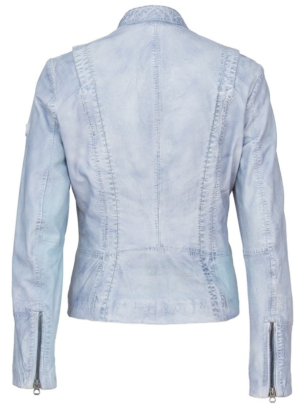 Geaca de Piele Naturala Dama Gipsy Bleu Chessy S17 LAGA – IMBRACAMINTE — fotografia 2