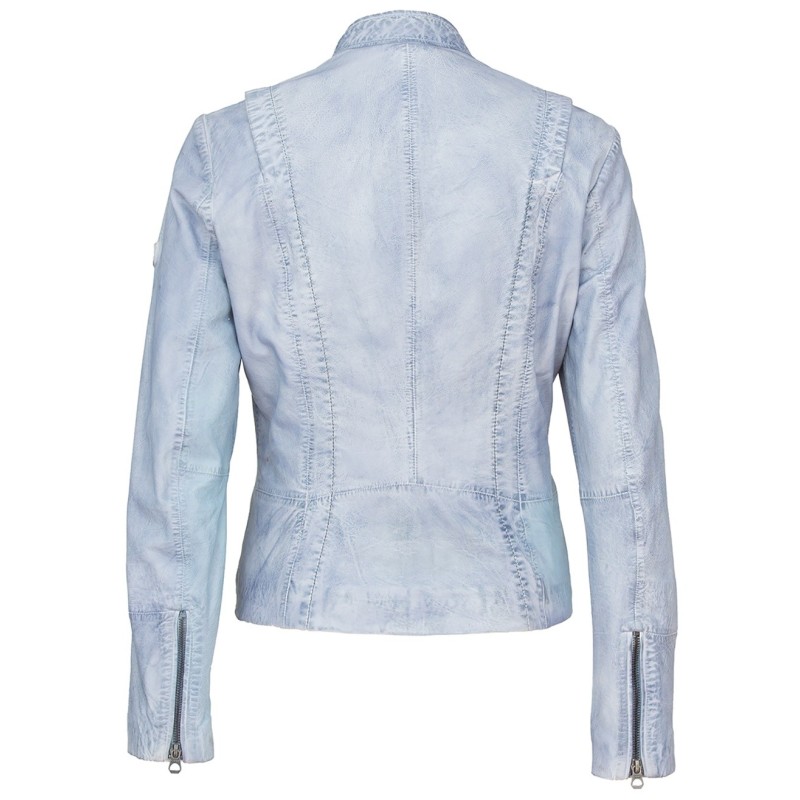 Geaca de Piele Naturala Dama Gipsy Bleu Chessy S17 LAGA – IMBRACAMINTE Geaca de Piele Naturala Dama Gipsy Bleu Chessy S17 LAGA – IMBRACAMINTE