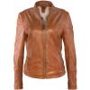 Geaca de Piele Naturala Dama Gipsy Coniac Chessy S18 LAMIV - readytowear
