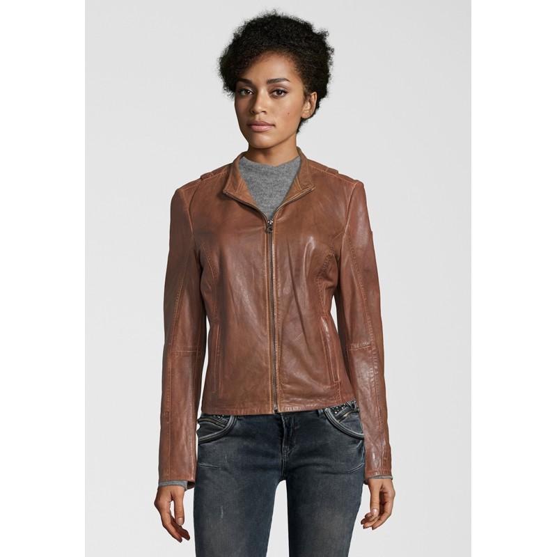 Geaca de Piele Naturala Dama Gipsy Coniac Chessy S19 NSLONTV – IMBRACAMINTE Geaca de Piele Naturala Dama Gipsy Coniac Chessy S19 NSLONTV – IMBRACAMINTE