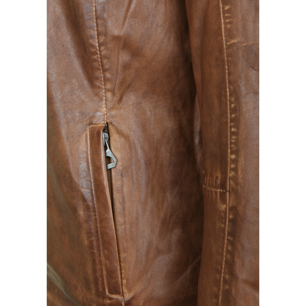 Geaca de Piele Naturala Dama Gipsy Coniac Chessy S19 NSLONTV – IMBRACAMINTE