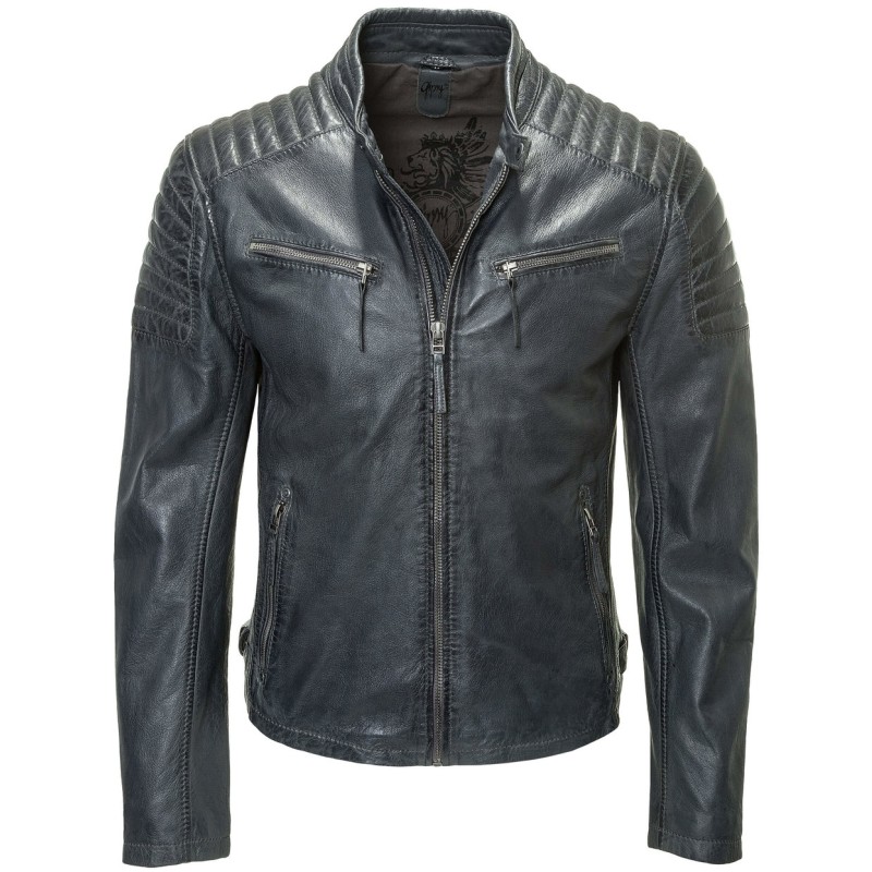Geaca de Piele Naturala Barbati Gipsy Gri Chester LEGV – IMBRACAMINTE Geaca de Piele Naturala Barbati Gipsy Gri Chester LEGV – IMBRACAMINTE