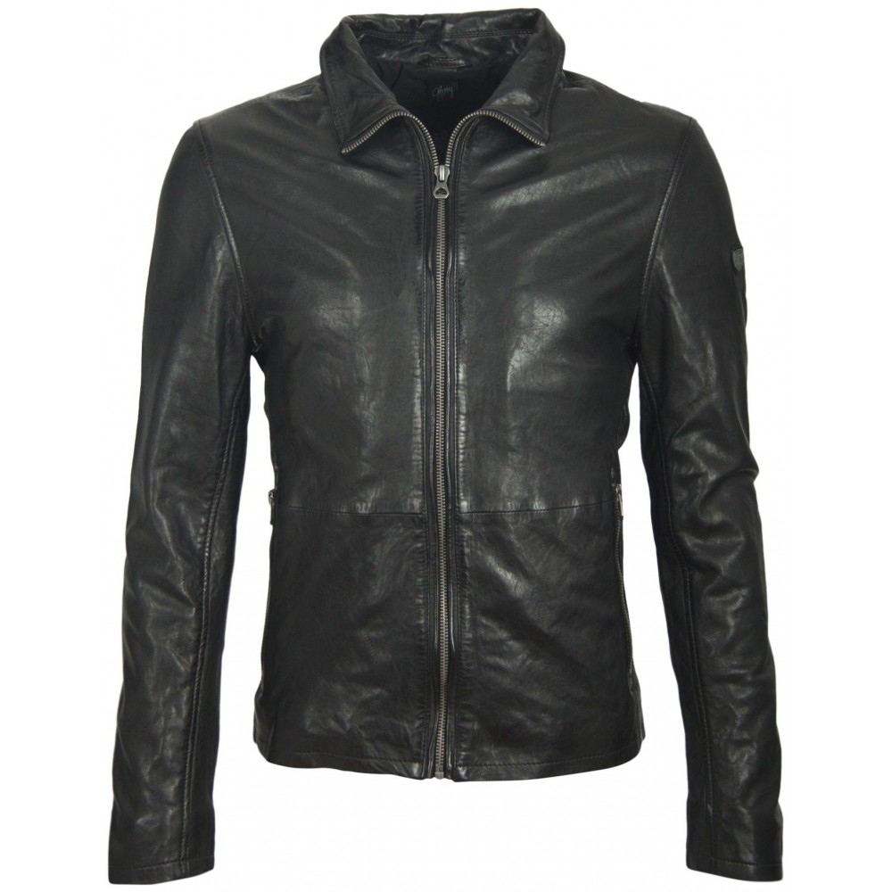 Geaca de Piele Naturala Barbati Gipsy Neagra Cheston SF NSLONTV Geaca de Piele Naturala Barbati Gipsy Neagra Cheston SF NSLONTV - readytowear.ro