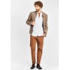 Geaca de Piele Naturala Barbati Gipsy Gri Ciel LAAV Geaca de Piele Naturala Barbati Gipsy Gri Ciel LAAV - readytowear.ro