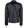 Geaca de Piele Naturala Barbati Gipsy Neagra Ciro SF LVW - readytowear.ro