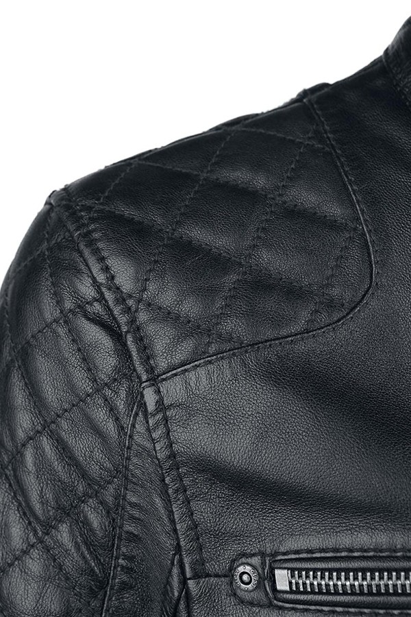 Geaca de Piele Naturala Barbati Gipsy Neagra Ciro SF LVW – IMBRACAMINTE — fotografia 4