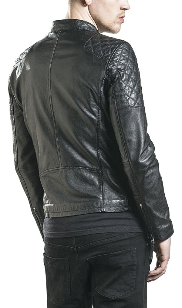 Geaca de Piele Naturala Barbati Gipsy Neagra Ciro SF LVW – IMBRACAMINTE — fotografia 6