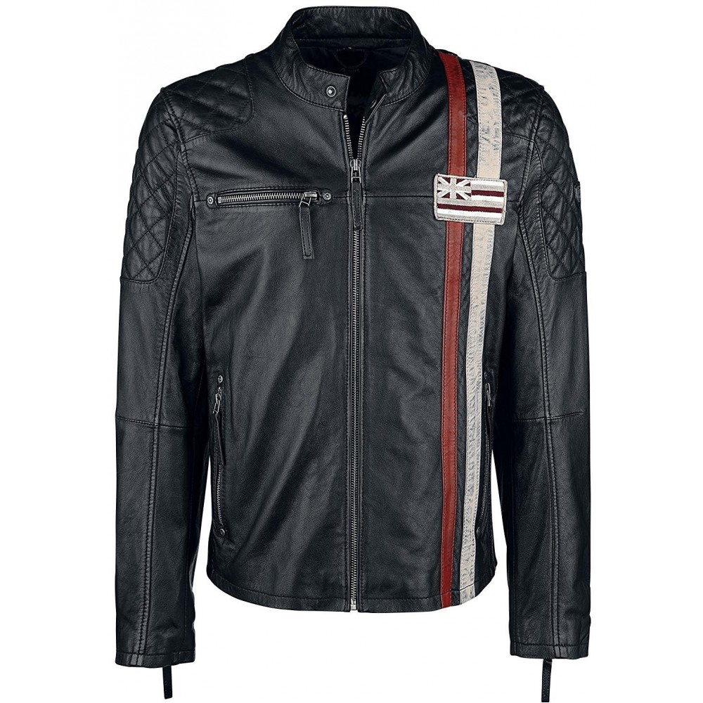 Geaca de Piele Naturala Barbati Gipsy Neagra Ciro SF LVW Geaca de Piele Naturala Barbati Gipsy Neagra Ciro SF LVW - readytowear