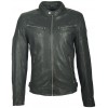 Geaca de Piele Naturala Barbati Gipsy Verde Inchis Clan NZLVT Geaca de Piele Naturala Barbati Gipsy Verde Inchis Clan NZLVT - readytowear