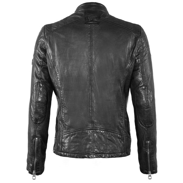 Geaca de Piele Naturala Barbati Gipsy Neagra Clay SF LGAWV – IMBRACAMINTE — fotografia 2