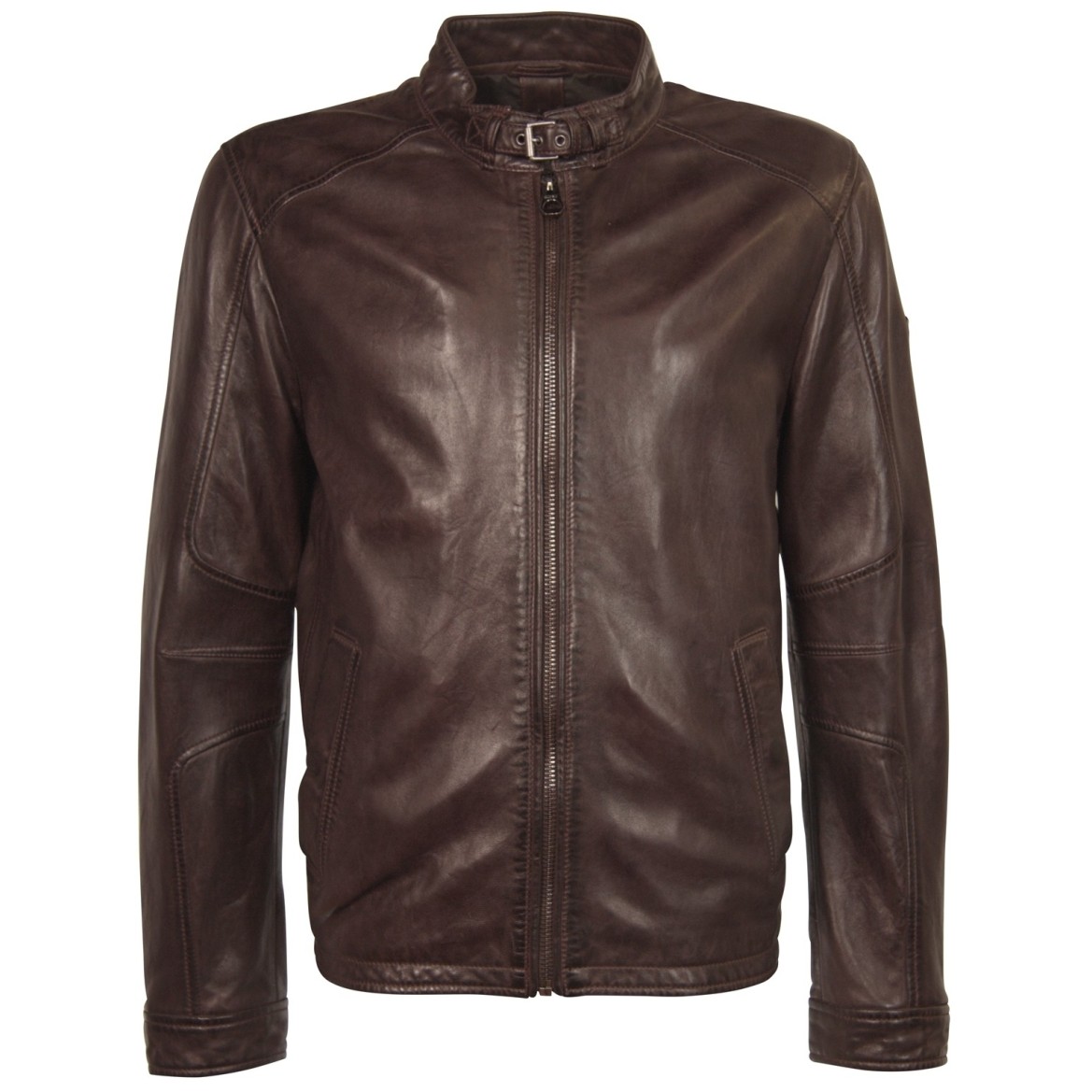 Geaca de Piele Naturala Barbati Gipsy Maro inchis Clip NSLV – IMBRACAMINTE