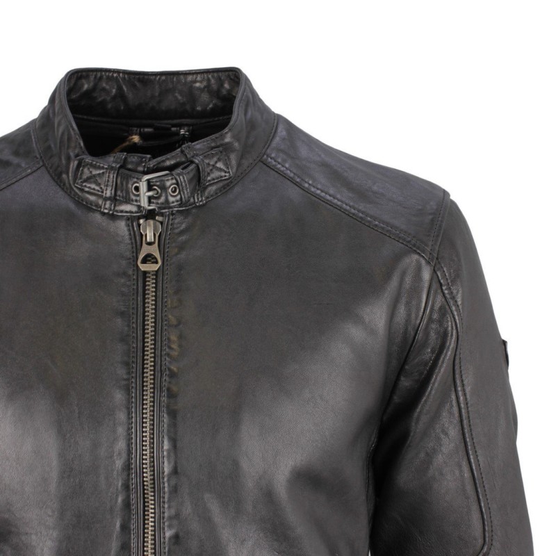 Geaca de Piele Naturala Barbati Gipsy Negru Clip NSLV – IMBRACAMINTE Geaca de Piele Naturala Barbati Gipsy Negru Clip NSLV – IMBRACAMINTE