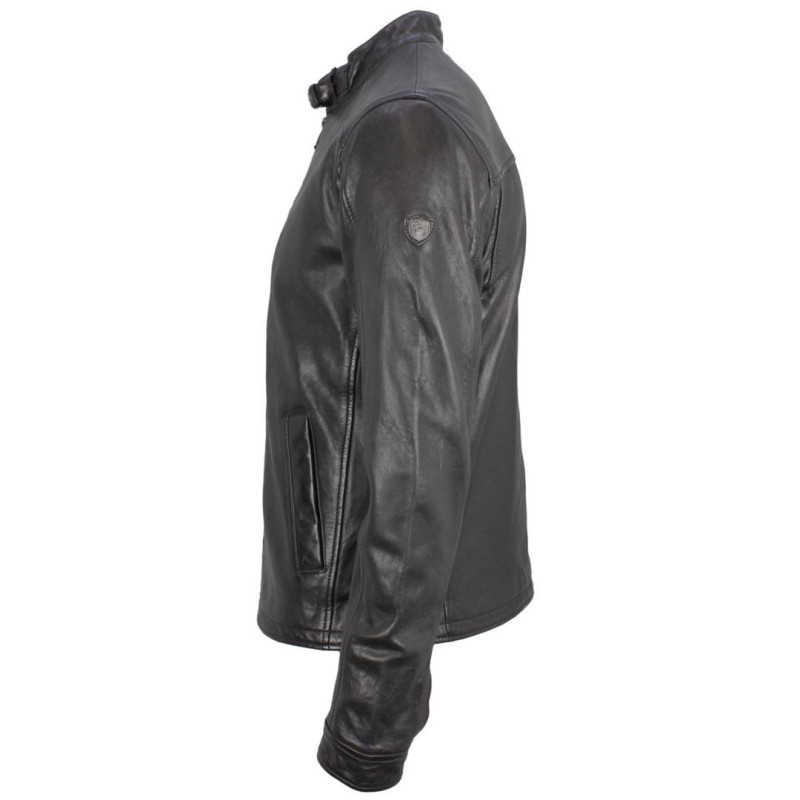 Geaca de Piele Naturala Barbati Gipsy Negru Clip NSLV – IMBRACAMINTE Geaca de Piele Naturala Barbati Gipsy Negru Clip NSLV – IMBRACAMINTE