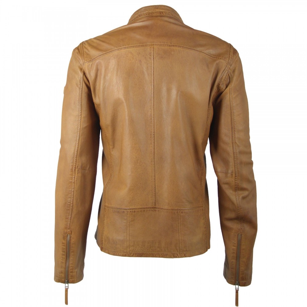 Geaca de Piele Naturala Barbati Gipsy Coniac Coby S16 LAKEV Geaca de Piele Naturala Barbati Gipsy Coniac Coby S16 LAKEV - readytowear.ro