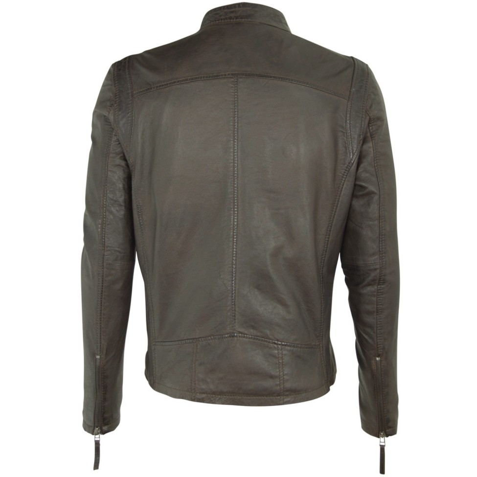 Geaca de Piele Naturala Barbati Gipsy Maro inchis Coby S16 LAKEV – IMBRACAMINTE