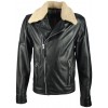 Geaca de Piele Naturala Barbati Gipsy Neagra Cold LACARV – IMBRACAMINTE