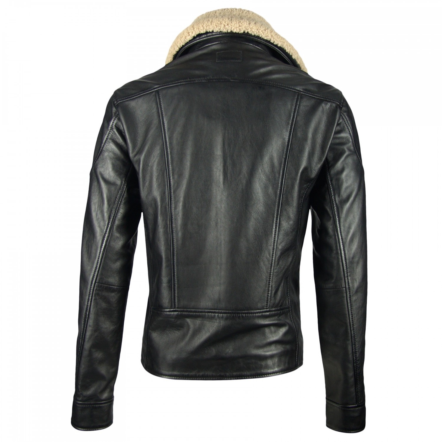 Geaca de Piele Naturala Barbati Gipsy Neagra Cold LACARV – Black Friday