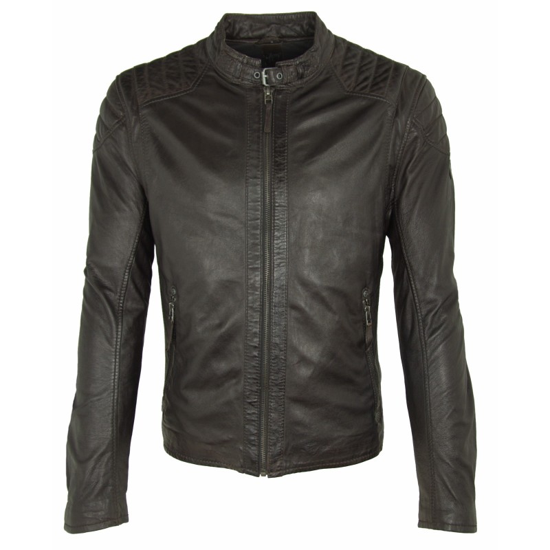 Geaca de Piele Naturala Barbati Gipsy Maro inchis Colt P LATEOV – IMBRACAMINTE