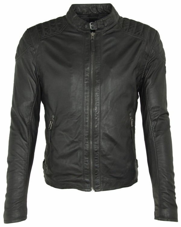 Geaca de Piele Naturala Barbati Gipsy Neagra Colt P LATEOV – IMBRACAMINTE — fotografia 1