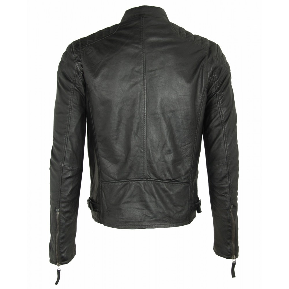 Geaca de Piele Naturala Barbati Gipsy Neagra Colt P LATEOV Geaca de Piele Naturala Barbati Gipsy Neagra Colt P LATEOV - readytowear.ro