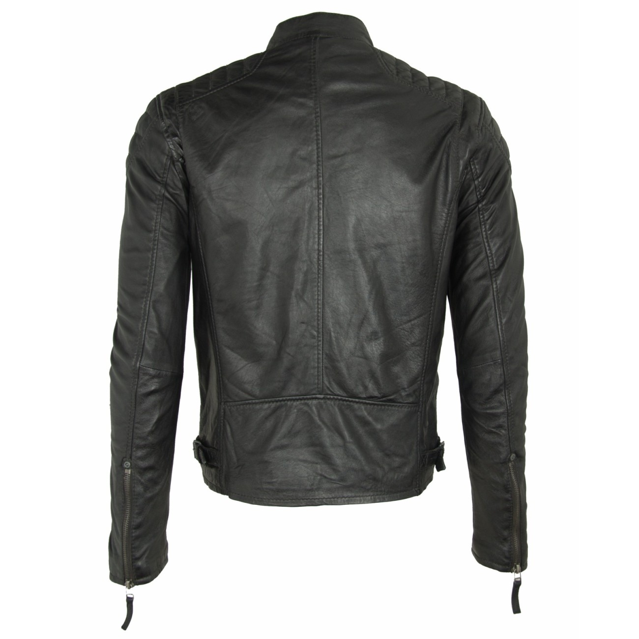 Geaca de Piele Naturala Barbati Gipsy Neagra Colt P LATEOV – Black Friday