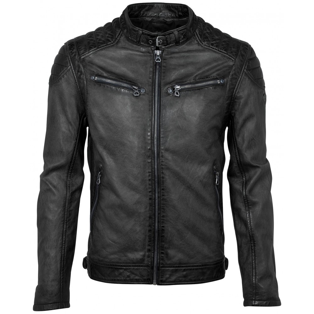 Geaca de Piele Naturala Barbati Gipsy Neagra Colt P W18 LASANV Geaca de Piele Naturala Barbati Gipsy Neagra Colt P W18 LASANV - readytowear