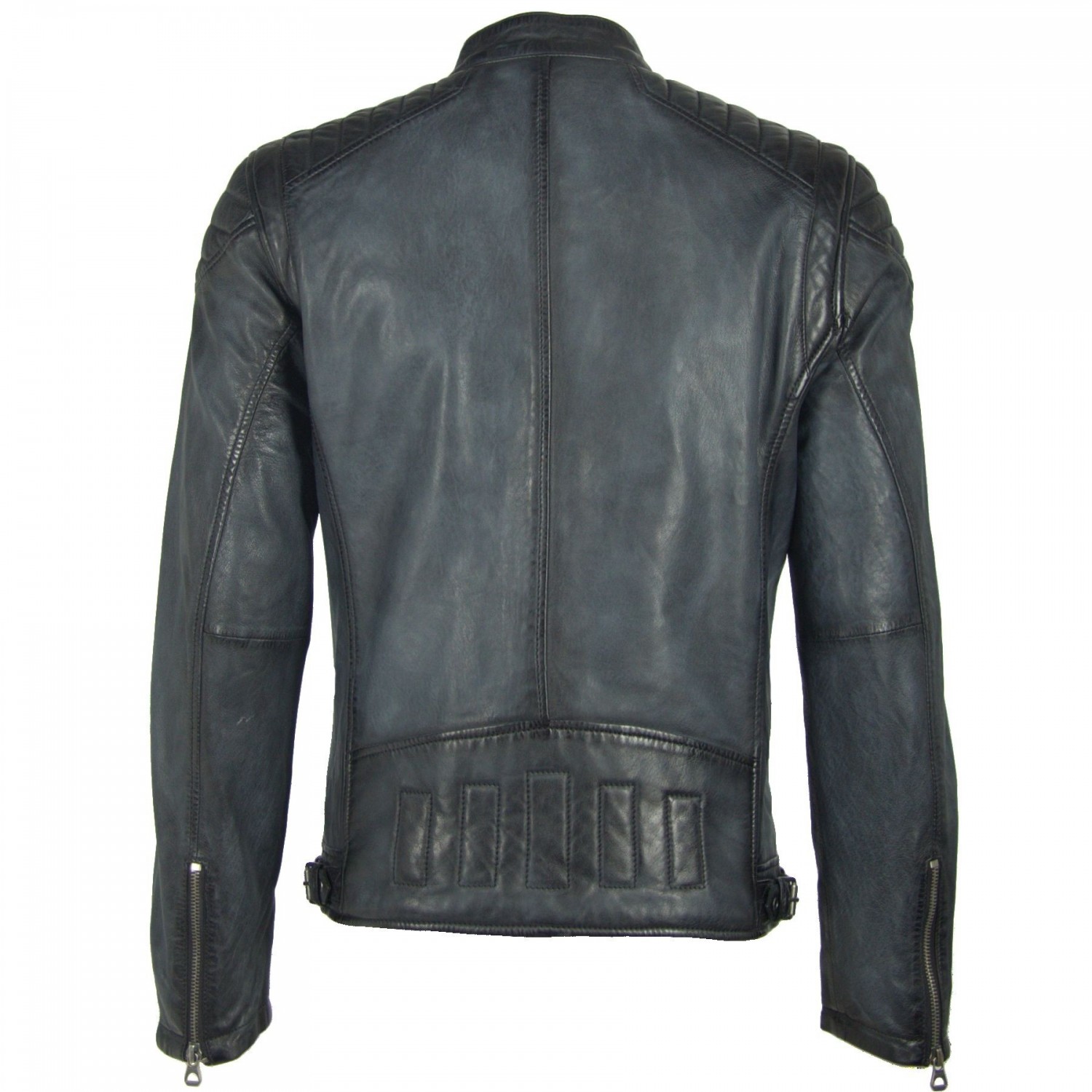 Geaca de Piele Naturala Barbati Gipsy Bleumarin Colt S19 LASANV – IMBRACAMINTE