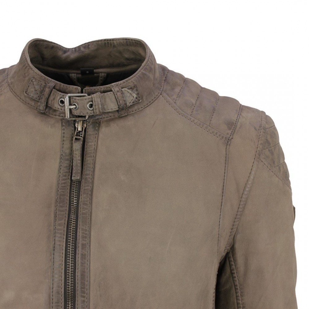 Geaca de Piele Naturala Barbati Gipsy Gri Colt SF LNUV Geaca de Piele Naturala Barbati Gipsy Gri Colt SF LNUV - readytowear.ro