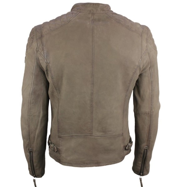 Geaca de Piele Naturala Barbati Gipsy Gri Colt SF LNUV – IMBRACAMINTE — fotografia 4