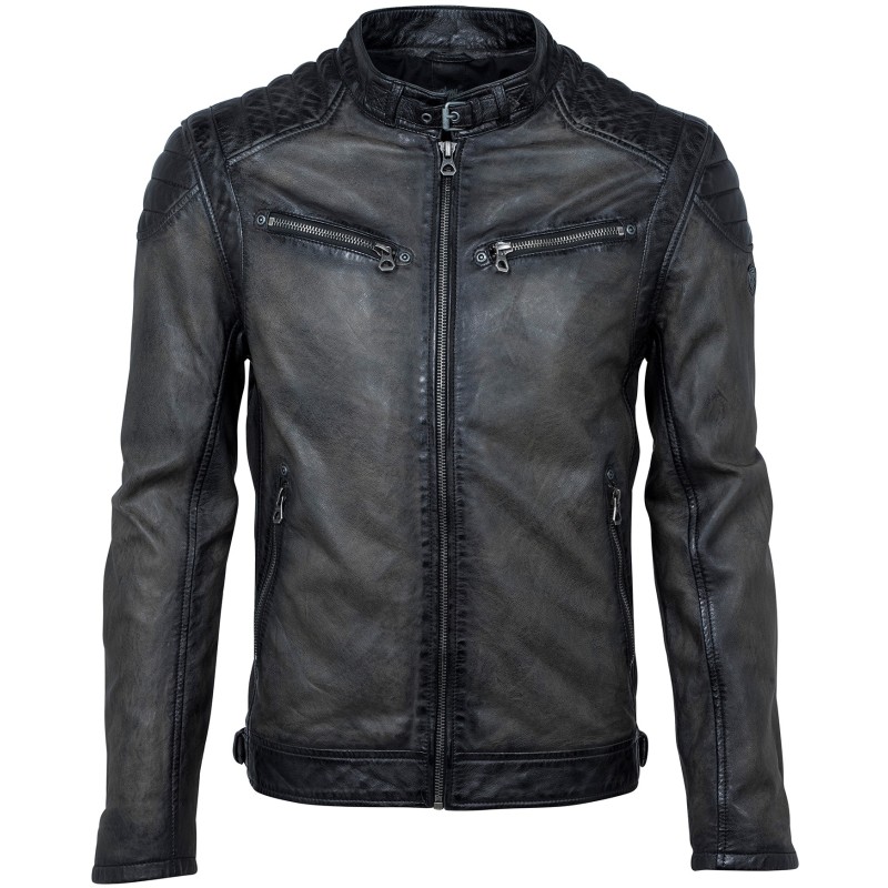 Geaca de Piele Naturala Barbati Gipsy Vintage Kaki Colt W18 LASANV – IMBRACAMINTE