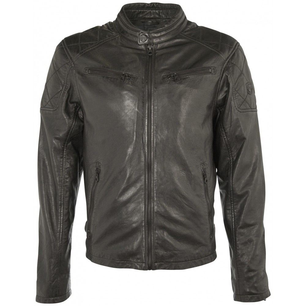 Geaca de Piele Naturala Barbati Gipsy Neagra Conner NSLBV Geaca de Piele Naturala Barbati Gipsy Neagra Conner NSLBV - readytowear