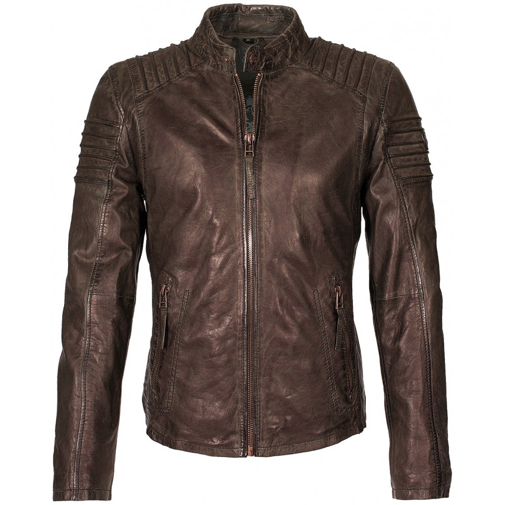 Geaca de Piele Naturala Barbati Gipsy Maro Copper W16 SF LVW Geaca de Piele Naturala Barbati Gipsy Maro Copper W16 SF LVW - readytowear