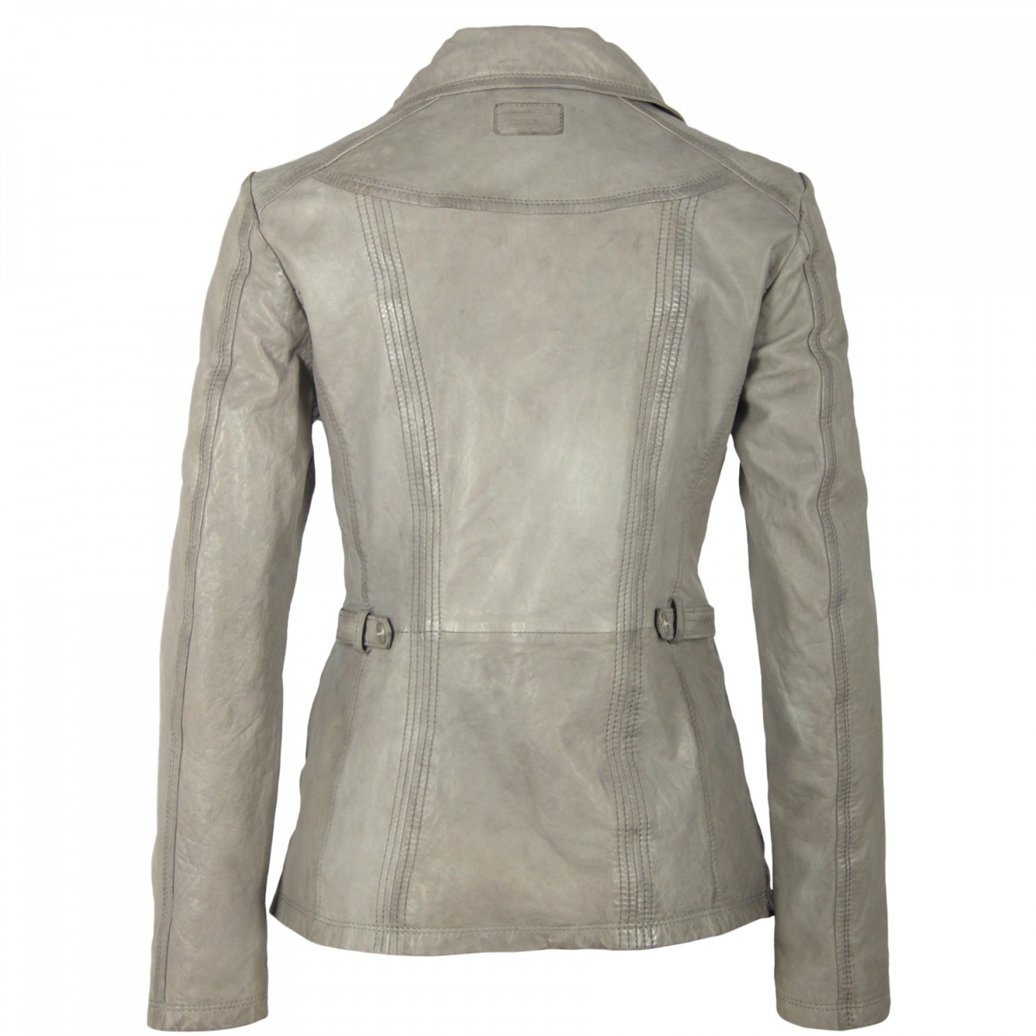 Geaca de Piele Naturala Dama Gipsy Gri Corinna S18 LONTV – IMBRACAMINTE