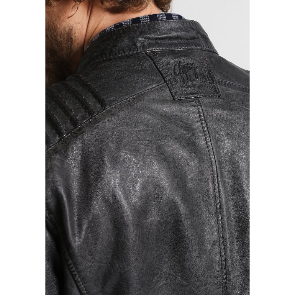 Geaca de Piele Barbati Gipsy Antracit Coulter SF LVW Geaca de Piele Barbati Gipsy Antracit Coulter SF LVW - readytowear.ro