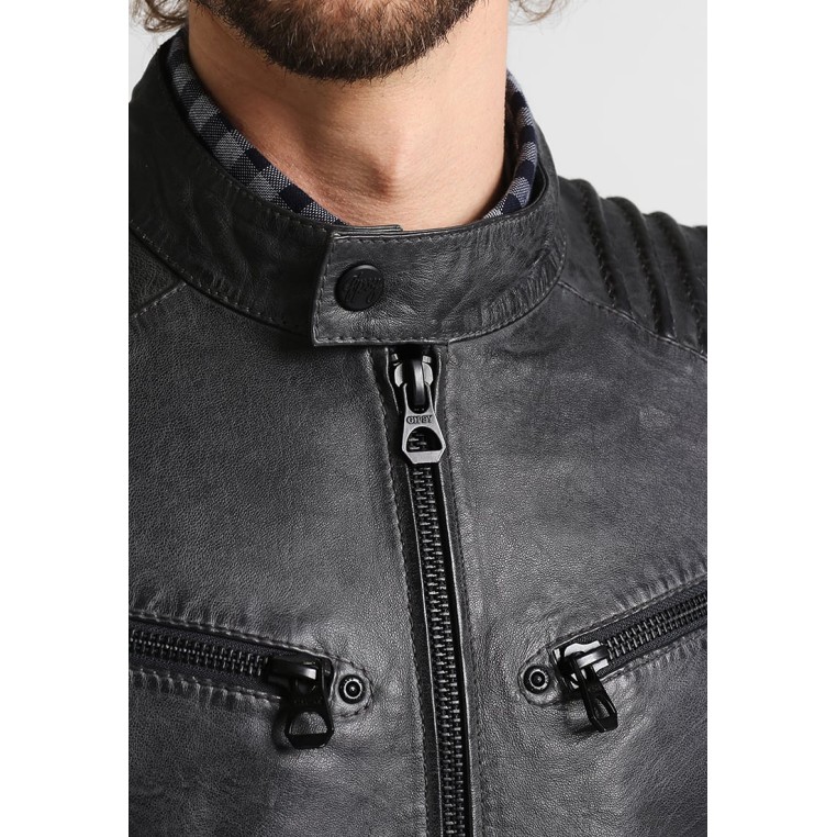 Geaca de Piele Barbati Gipsy Antracit Coulter SF LVW – Black Friday Geaca de Piele Barbati Gipsy Antracit Coulter SF LVW – Black Friday