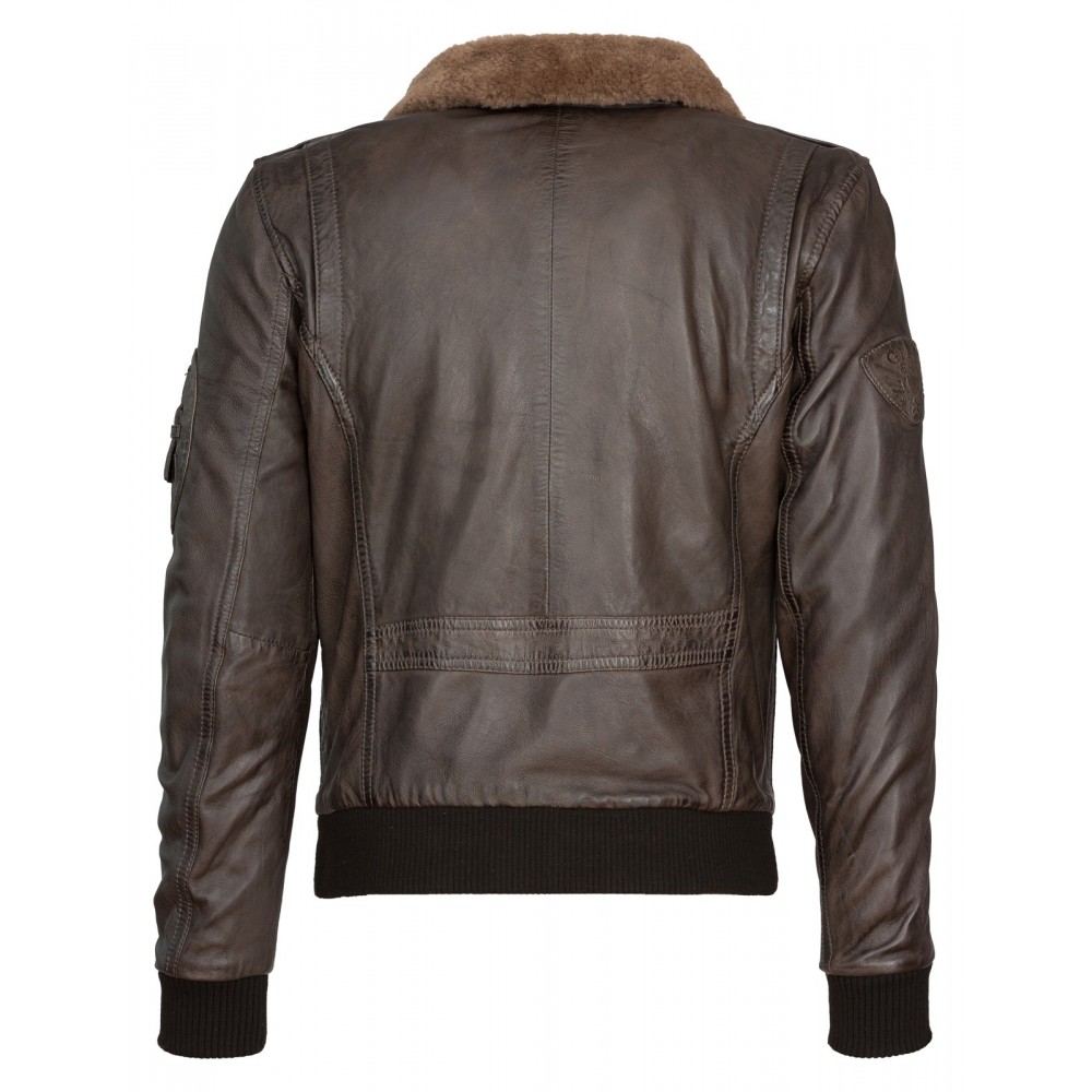 Geaca de Piele Naturala Barbati Gipsy Maro inchis Cruise W16 LAKEV W Geaca de Piele Naturala Barbati Gipsy Maro inchis Cruise W16 LAKEV W - readytowear.ro