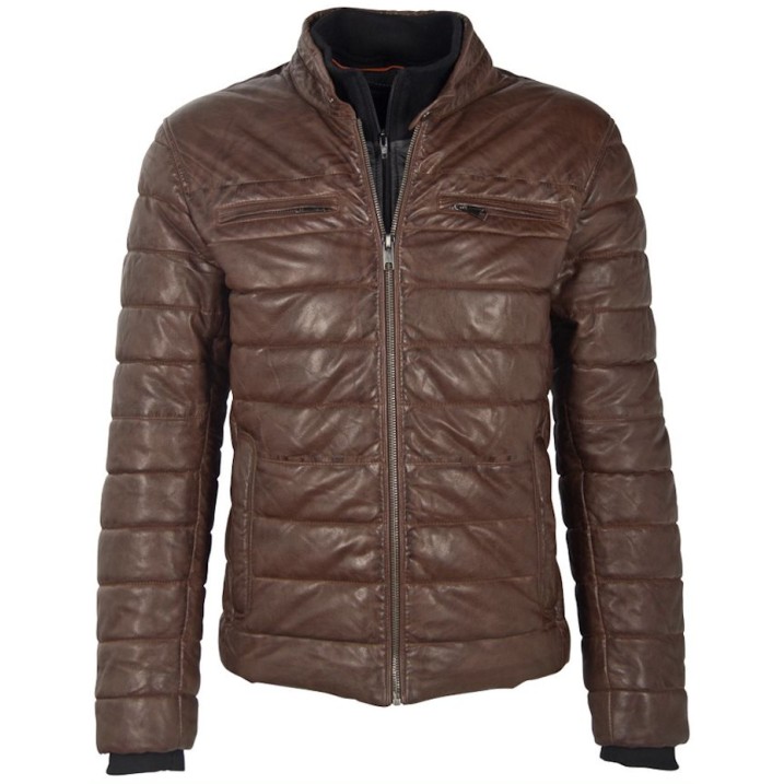 Geaca de Piele Barbati Deercraft Castanie DMHuskey LNBV W – IMBRACAMINTE Geaca de Piele Barbati Deercraft Castanie DMHuskey LNBV W – IMBRACAMINTE