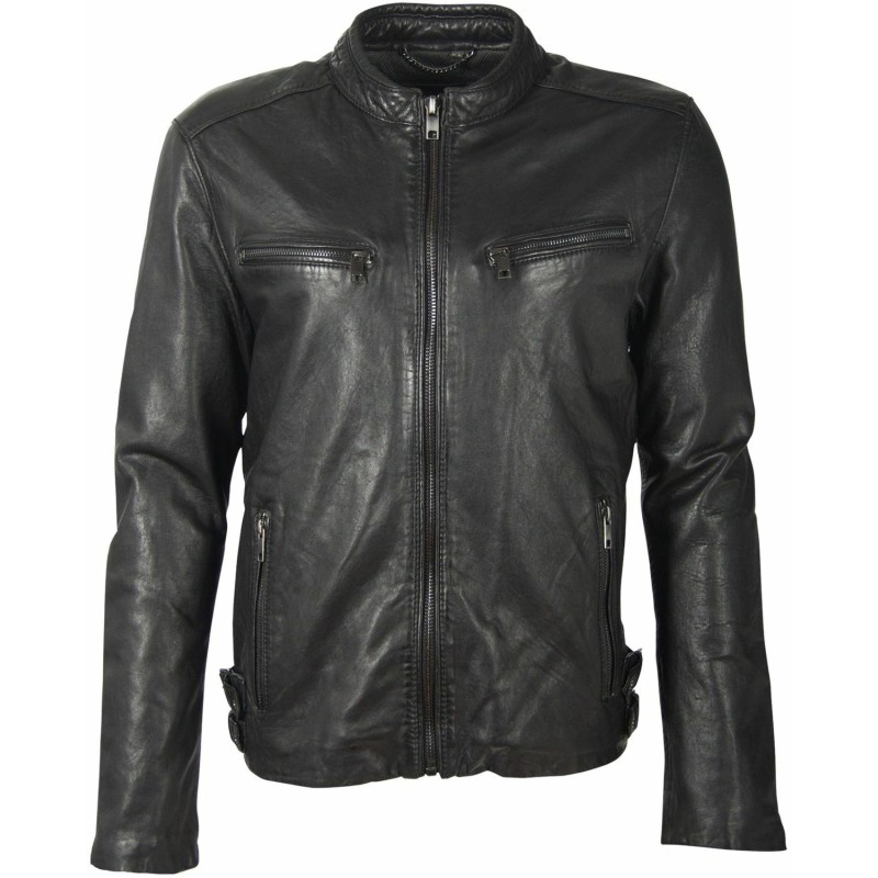 Geaca de Piele Barbati Deercraft Neagra DMLinx LAOV – IMBRACAMINTE Geaca de Piele Barbati Deercraft Neagra DMLinx LAOV – IMBRACAMINTE