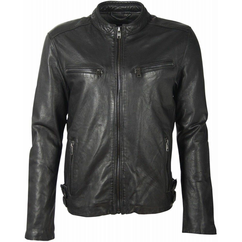 Geaca de Piele Barbati Deercraft Neagra DMLinx LAOV Geaca de Piele Barbati Deercraft Neagra DMLinx LAOV - readytowear